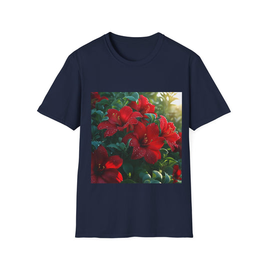 Vibrant Floral T-Shirt, Unisex Tee, Gift for Nature Lovers, Spring Fashion, Casual Wear, Summer Outfit, Eco-Friendly Apparel