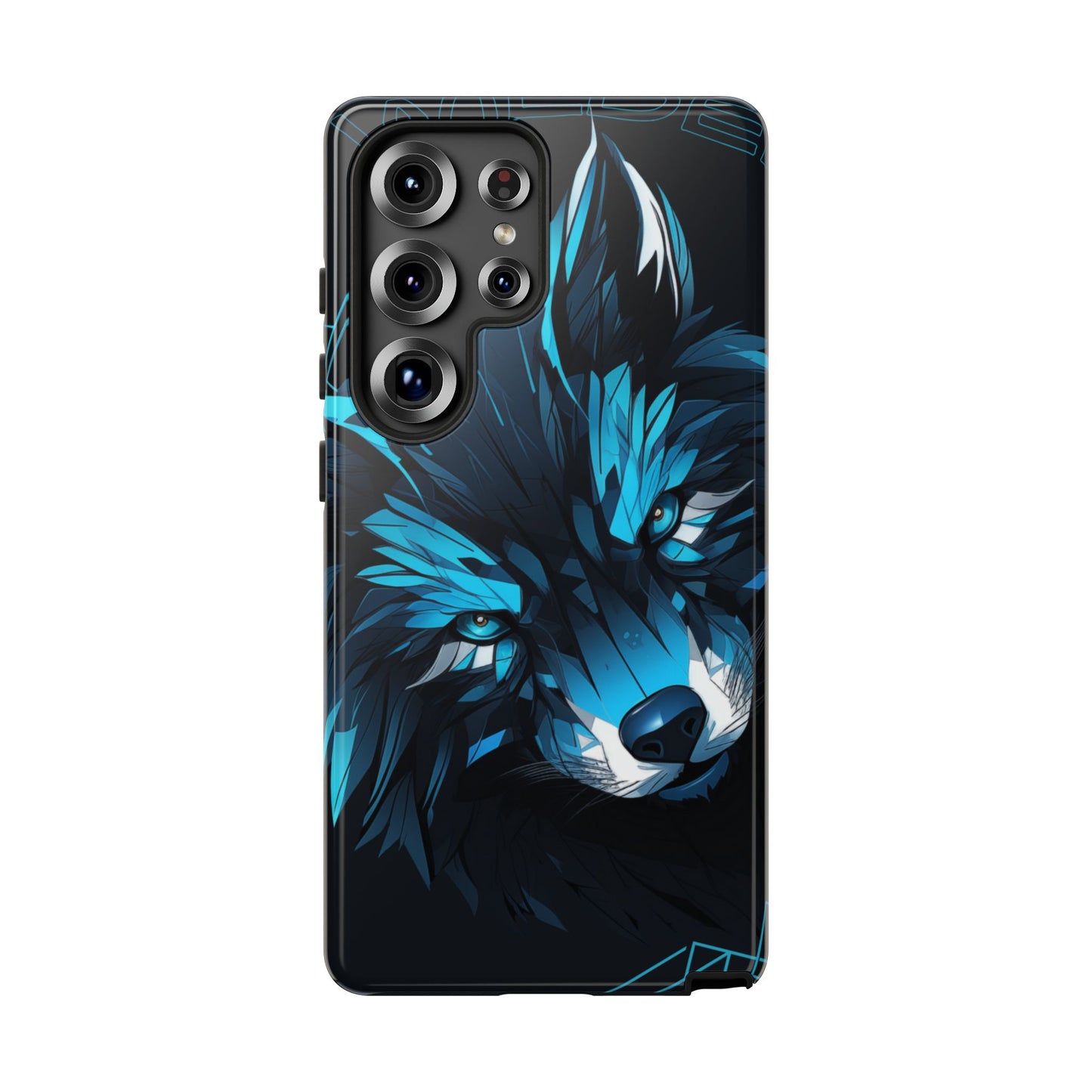 Bold Wolf Phone Case, Tough Cases for Animal Lovers, Unique Gift, Cool Accessories, Smartphone Protection