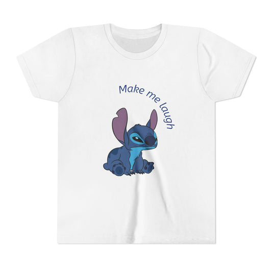 Youth Graphic Tee - Make Me Laugh, Cute Kids Shirt, Gift for Children, Fun Outfits, Birthday Shirt, Playful T-Shirt
