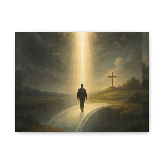 Inspirational Canvas Wall Art, Spiritual Home Decor, Religious Gift, Matte Finish, Motivational Artwork