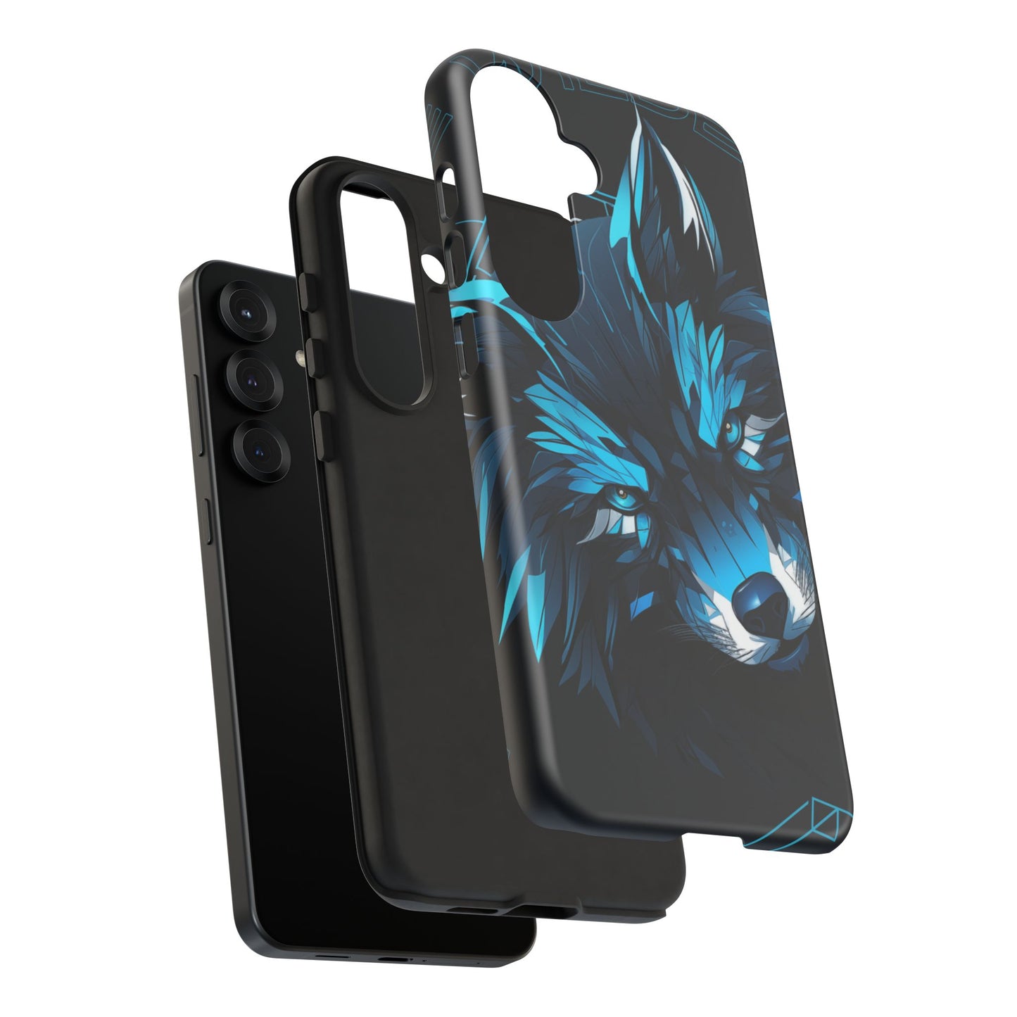 Bold Wolf Phone Case, Tough Cases for Animal Lovers, Unique Gift, Cool Accessories, Smartphone Protection
