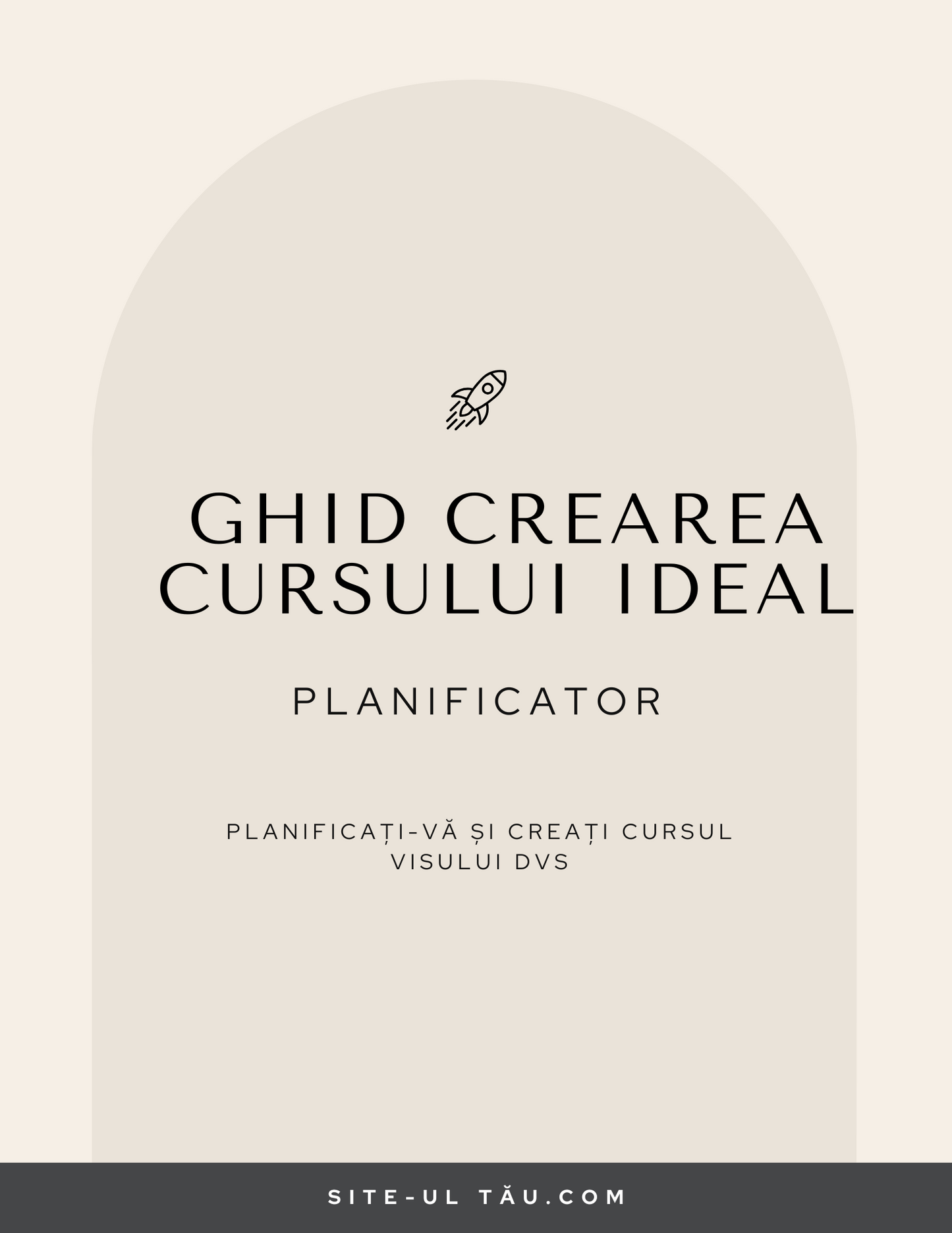 Ghid crearea cursului ideal