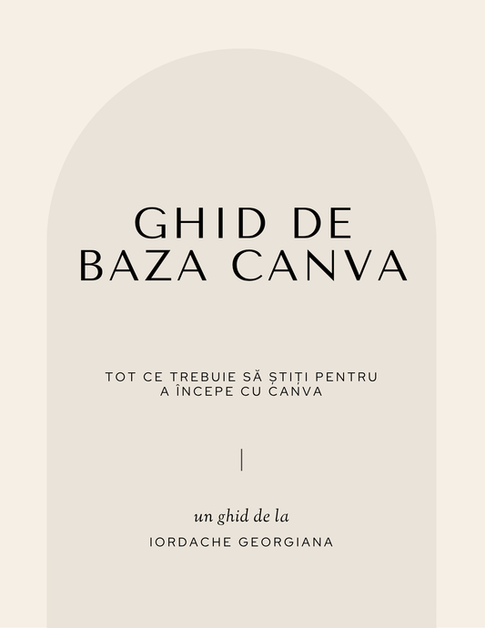 Corso CANVA per principianti in lingua rumena