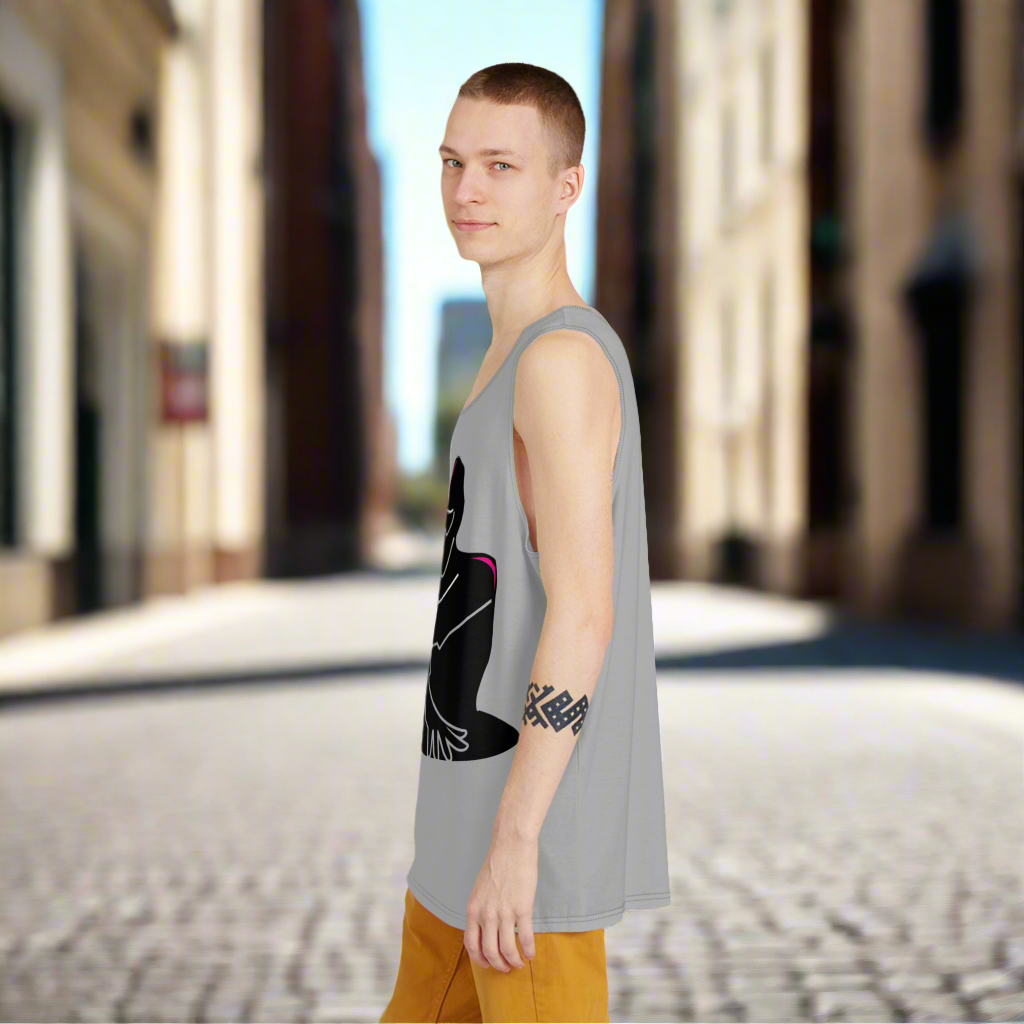 Stylish DJ Graphic Tank Top for Music Lovers, Perfect for Summer, Festivals, Beach Days, and Music Events, Gift Idea